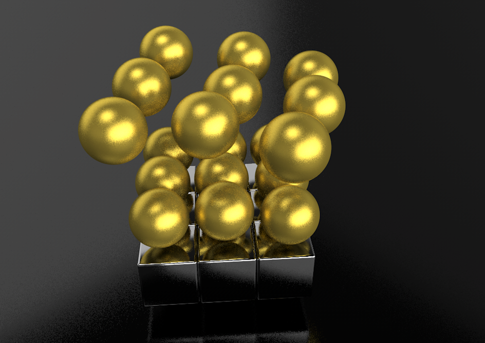 C4D立方体变圆球运动图形变化动画工程cube animation with mograph