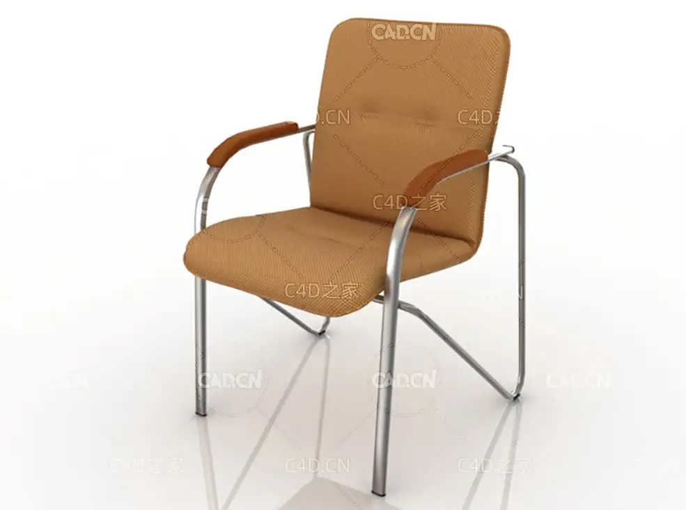 棕色办公室访客椅C4D模型Brown Office Visitor Chair 3D Model - C4D之家 - Brown-Office-Visitor-Chair-3D-Model.jpg