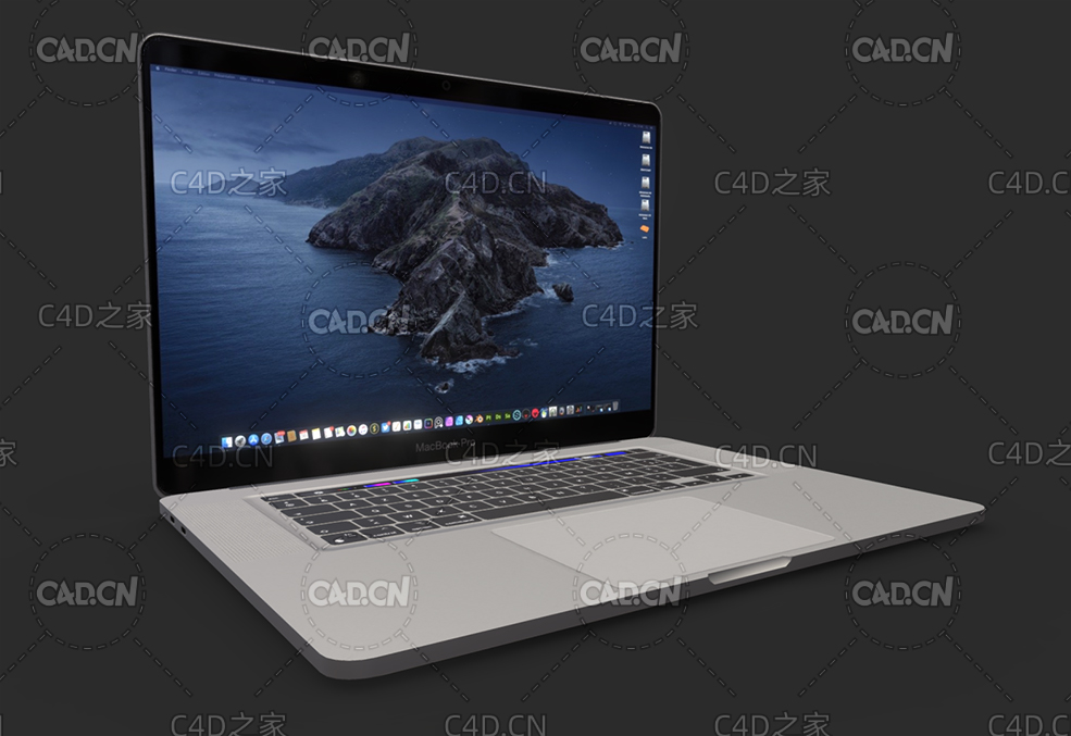 MacBook Pro 2021笔记本电脑C4D模型 - C4D之家 - 52.jpg