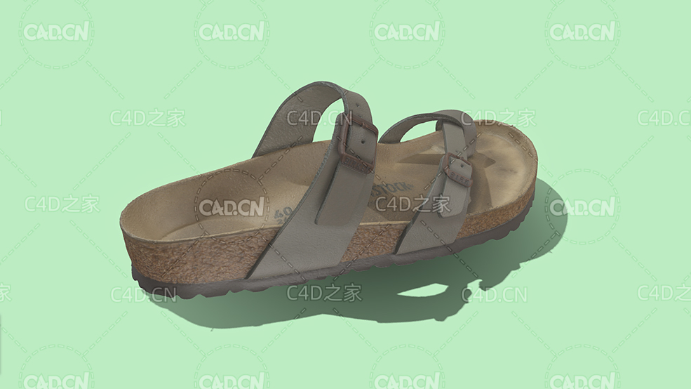 C4D夏季勃肯凉鞋模型 - C4D之家 - 58.jpg