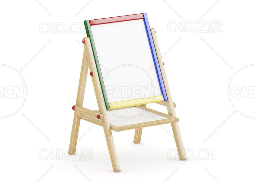 涂画板绘画板C4D模型 - C4D之家 - 10.jpg