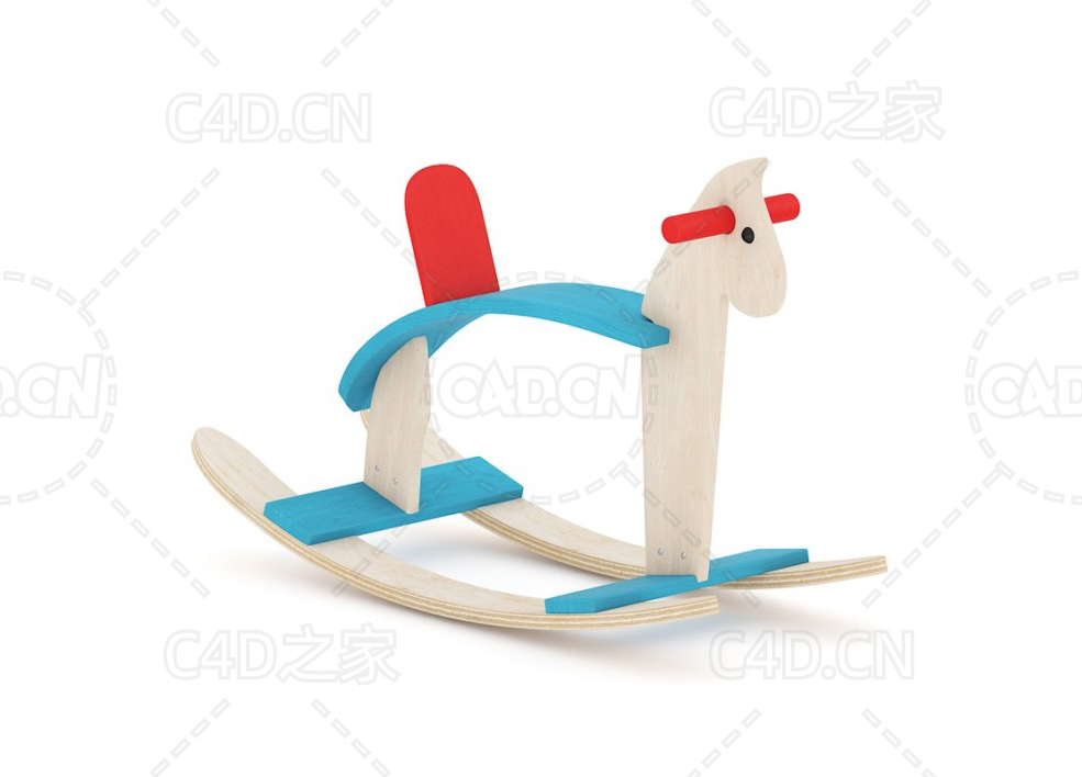 木马玩具C4D模型 - C4D之家 - 16.jpg