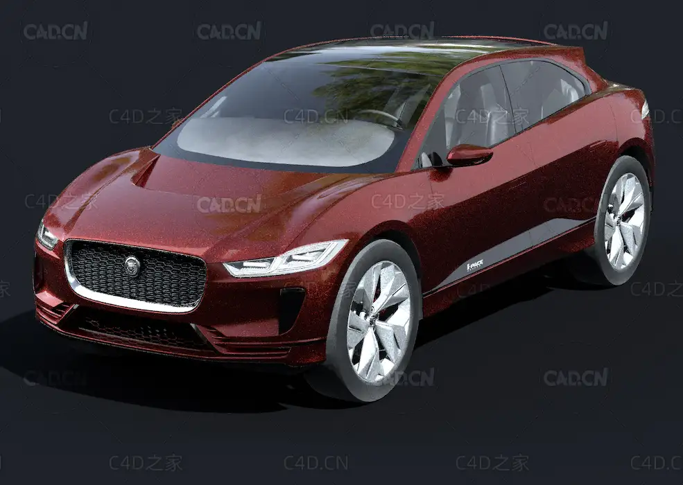 捷豹汽车C4D模型Jaguar