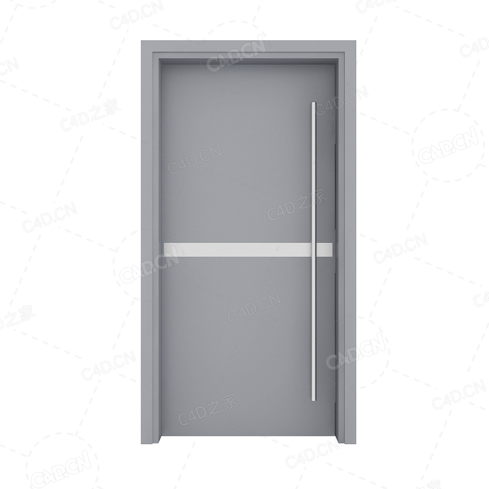 横条玻璃线烤漆门酒店办公室门会议室门办公室门单开门长把手门长拉手平开门 - C4D之家 - cgaxis_models_79_78.jpg