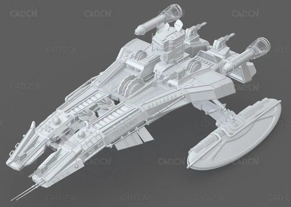 科幻飞船星际战舰C4D模型uesb junky - C4D之家 - Ship1.jpg