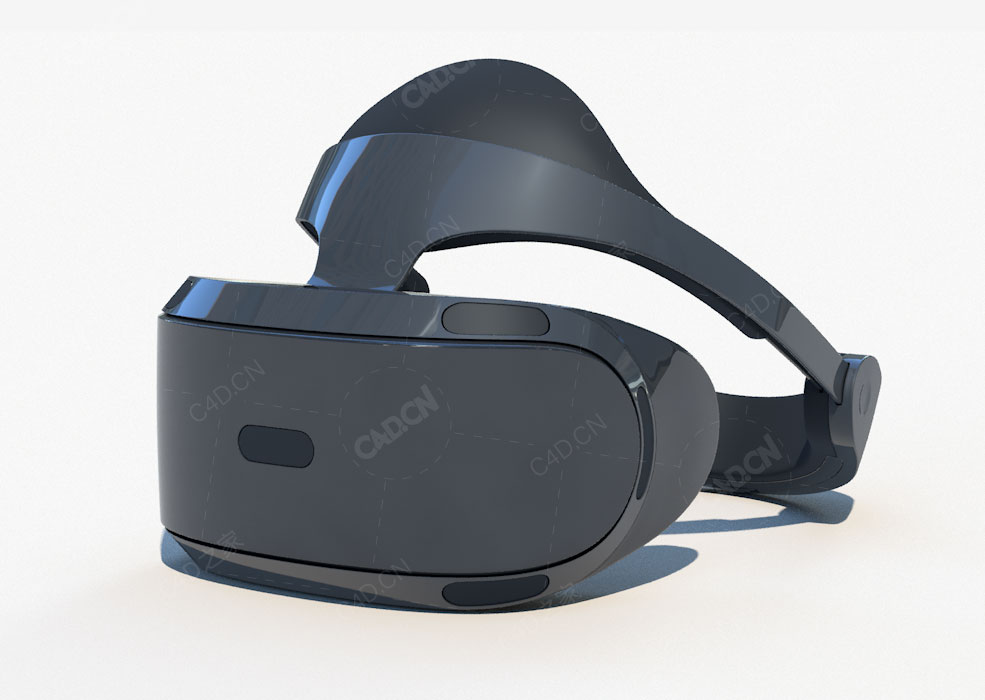 vr全息眼镜C4D模型