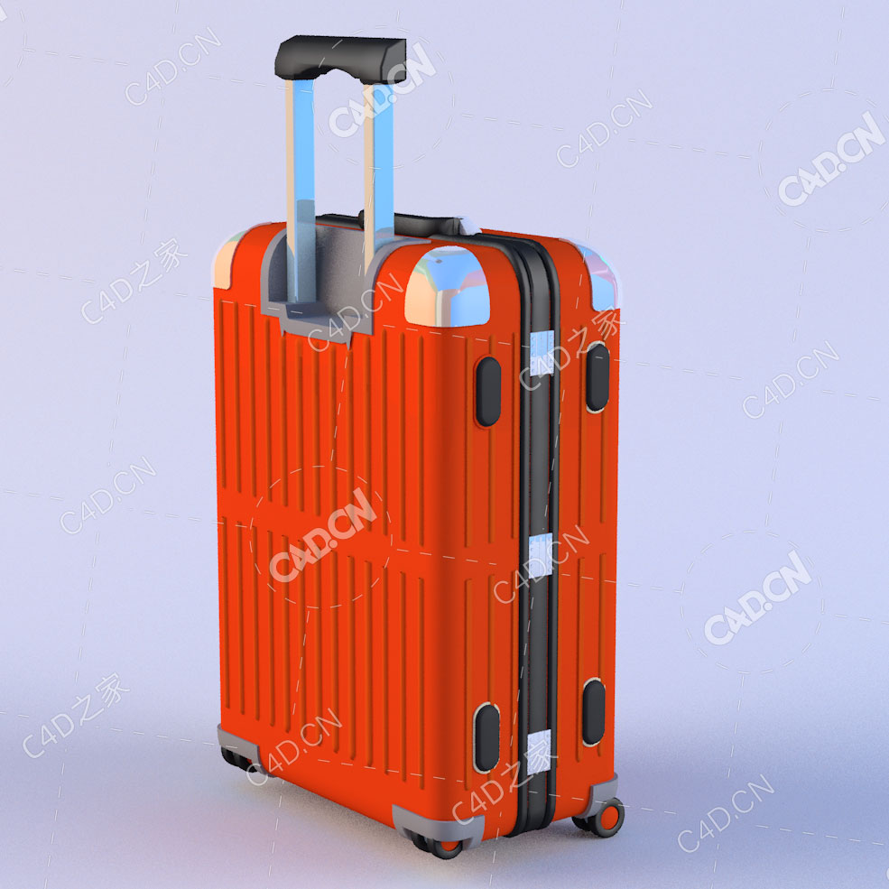 行李箱旅行箱C4D模型case