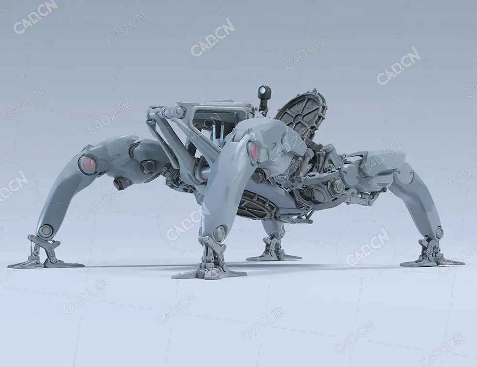 小龙虾机甲怪兽青蛙机械战车C4D模型mech catalog Crayfish - C4D之家 - mech_catalog_04-7-拷贝.jpg