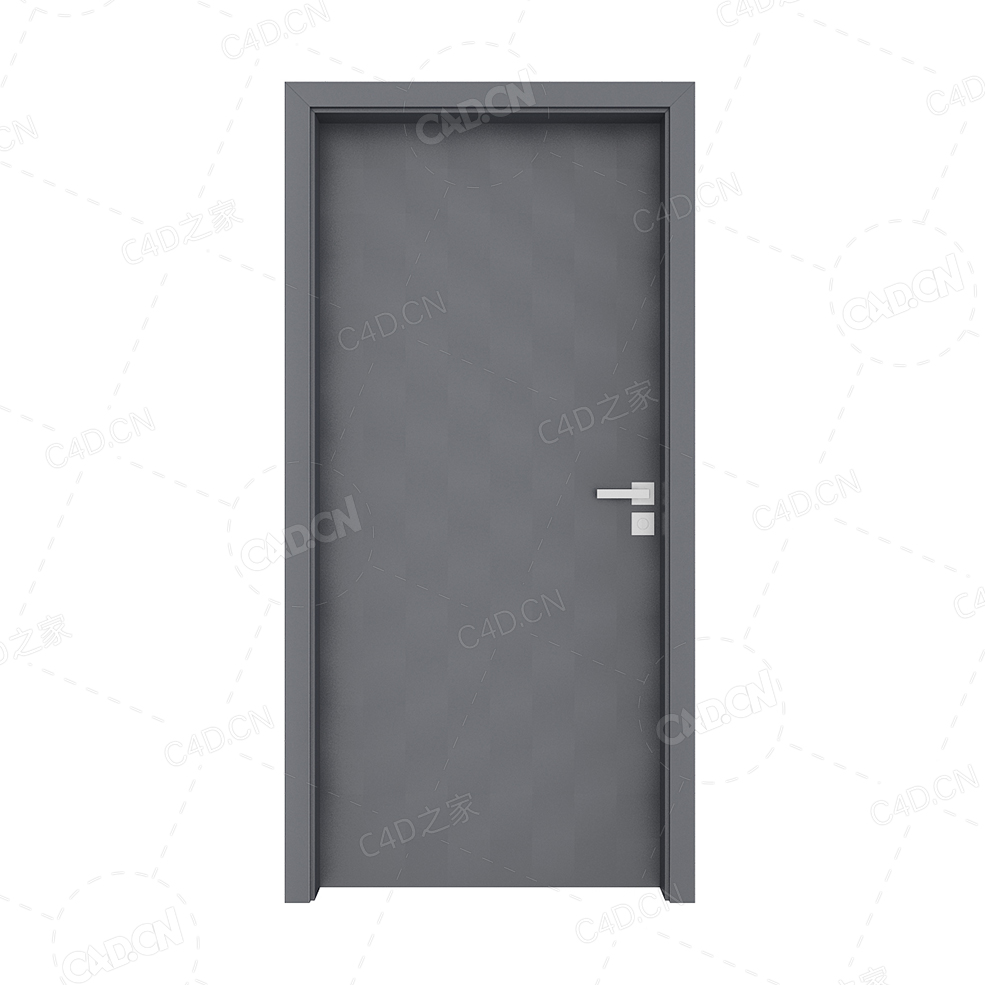 编织图案密封门烤漆门酒店办公室门会议室门办公室门单开门长把手门长拉手平开门 - C4D之家 - cgaxis_models_79_96.jpg