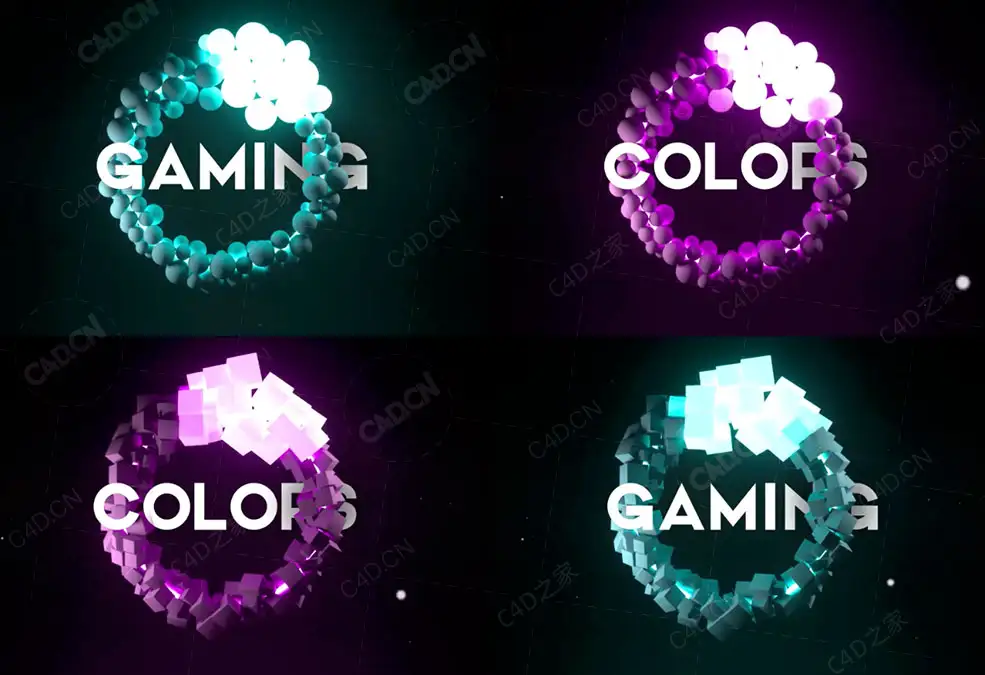 C4D+AE动态发光球体动画制作视频教程Creating Dynamic Glowing Spheres C4D Octane