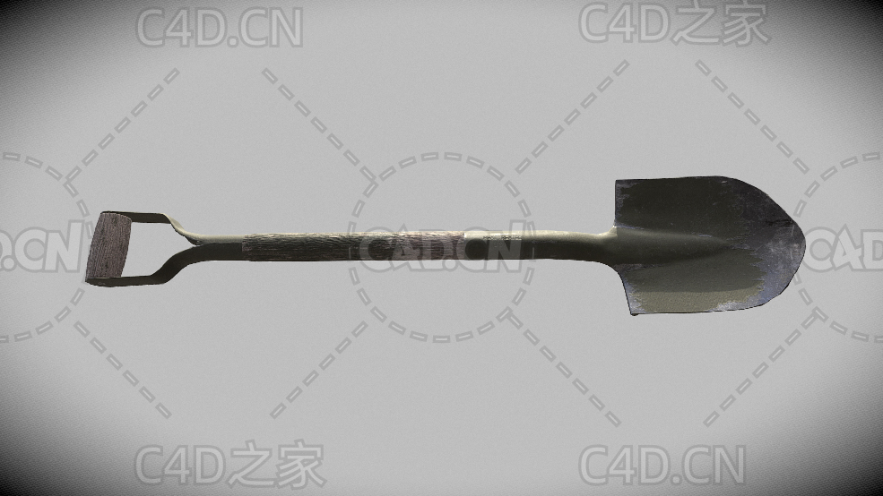 生锈的破旧军用铁锹铲子C4D模型Heimer - C4D之家 - 23.jpg