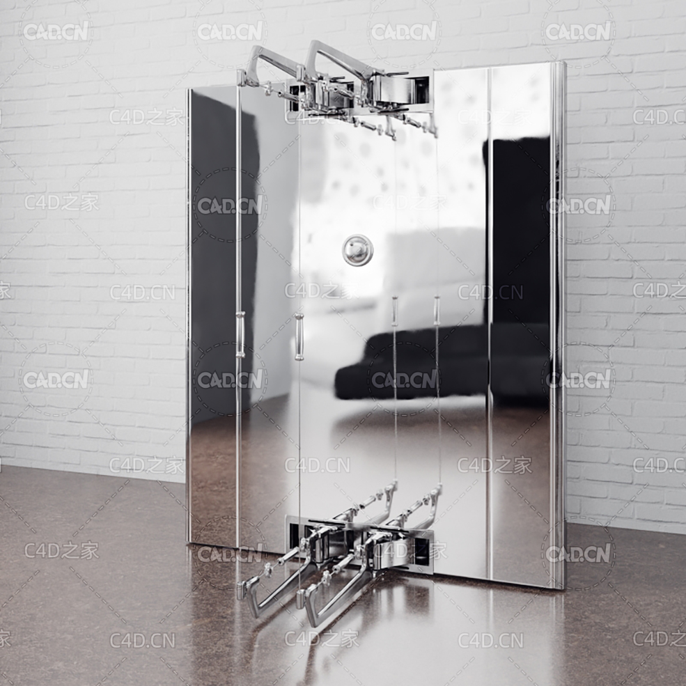 C4D推拉运动健身器材专业健身房器械 - C4D之家 - 014.jpg