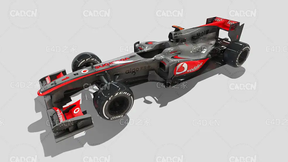 C4D迈凯轮f1赛carmclaren-f1-2010-upload