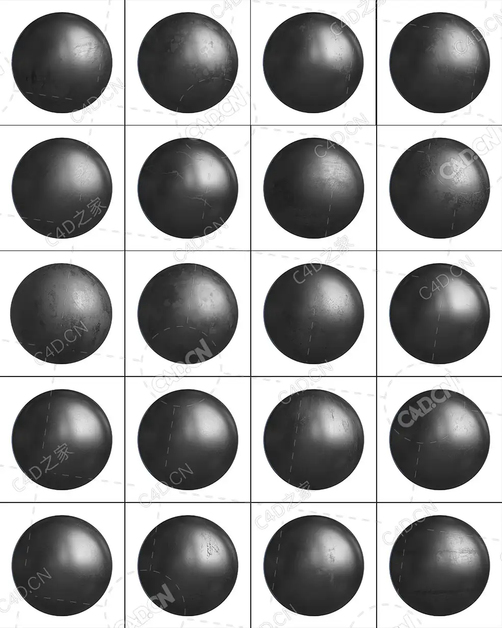 20划痕污渍裂缝污垢磨损粗糙纹理贴图素材CGAxis – Physical 6 – Imperfections