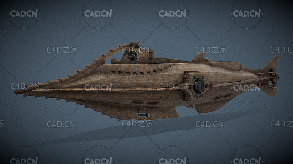 C4D科幻鹦鹉螺潜艇模型Nautilus SDC - C4D之家 - 61.jpg