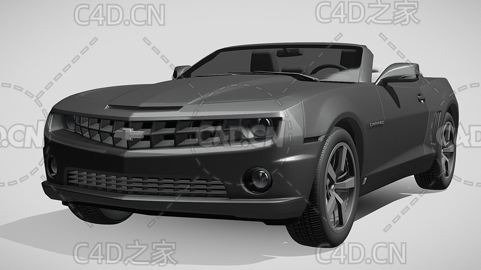 雪佛兰敞篷车2012款C4D汽车模型下载 - C4D之家 - 11.jpg