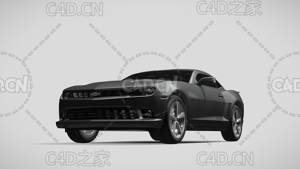 雪佛兰敞篷车C4D汽车模型下载 - C4D之家 - 10.jpg