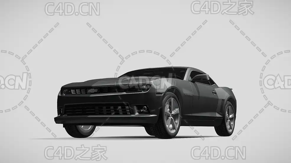 雪佛兰敞篷车C4D汽车模型下载 - C4D之家 - 10.jpg