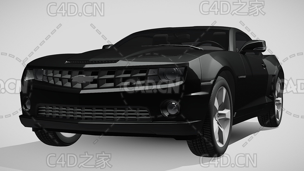 雪佛兰科迈罗camaro-2012款C4D汽车模型下载 - C4D之家 - 12.jpg