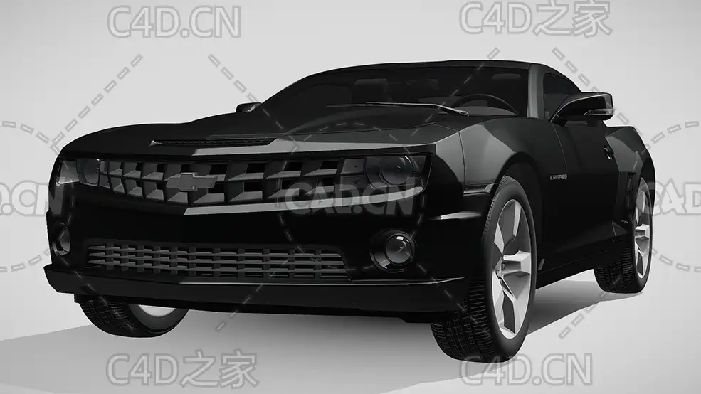 雪佛兰科迈罗camaro-2012款C4D汽车模型下载 - C4D之家 - 12.jpg