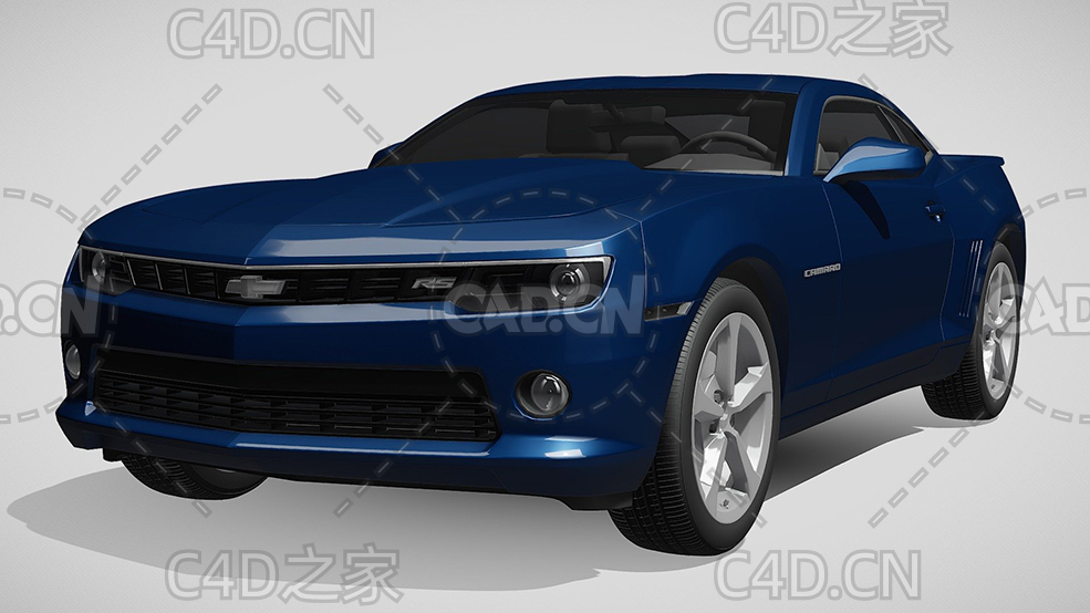 雪佛兰科迈罗C4D汽车模型下载 - C4D之家 - 15.jpg