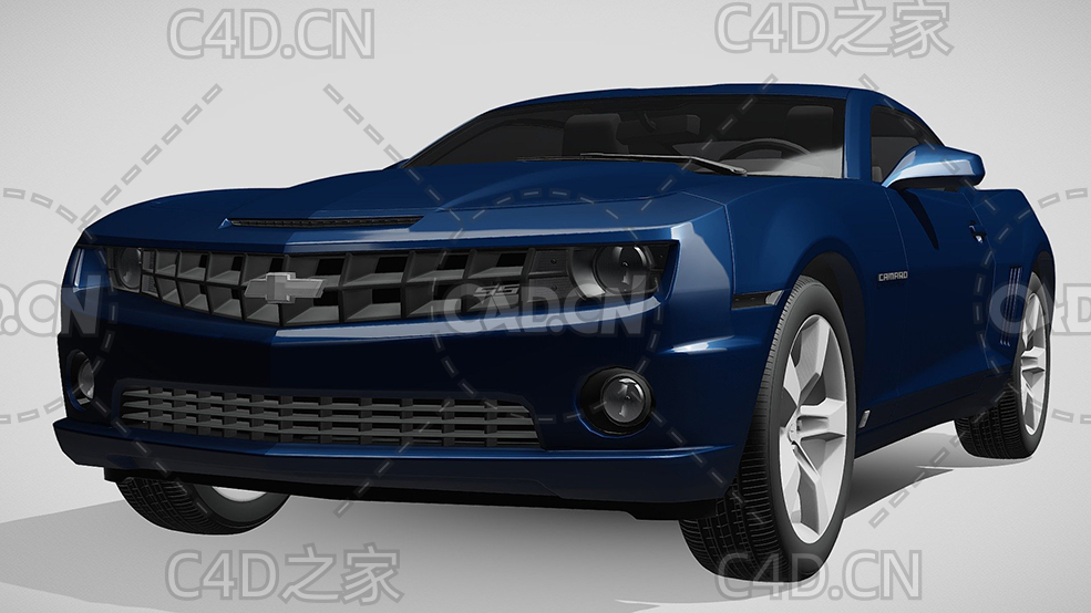 雪佛兰2010款C4D汽车模型下载 - C4D之家 - 16.jpg