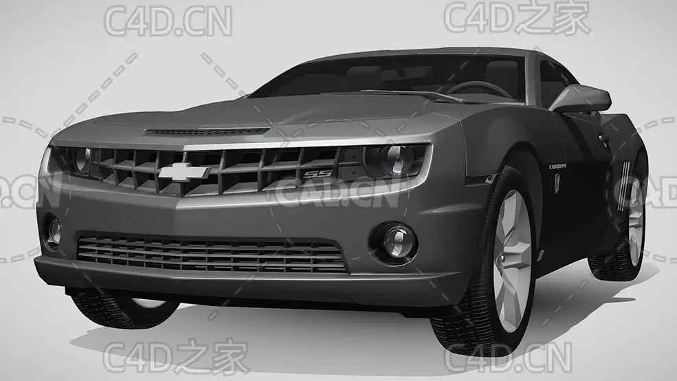 雪佛兰科迈罗C4D汽车模型下载 - C4D之家 - 21.jpg