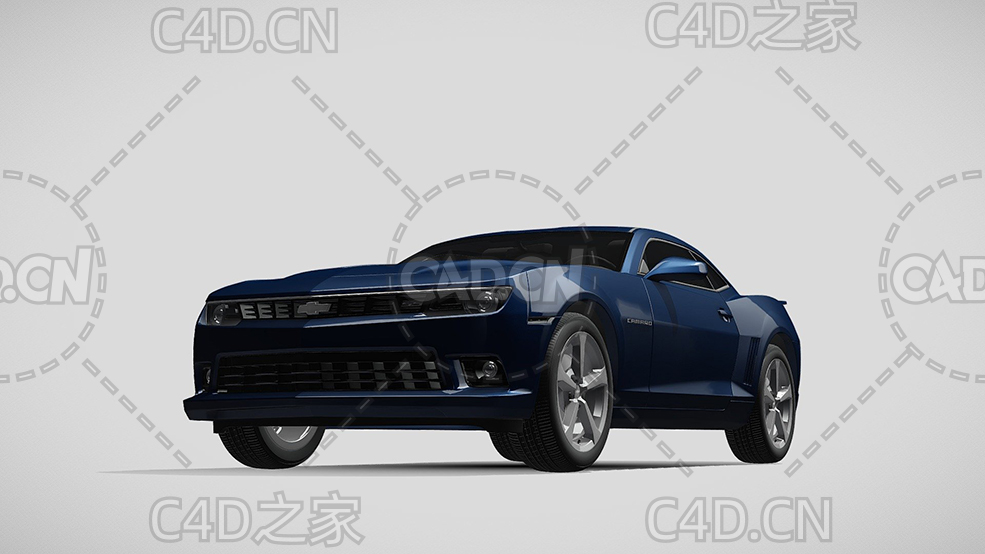 雪佛兰科迈罗C4D汽车模型下载 - C4D之家 - 20.jpg