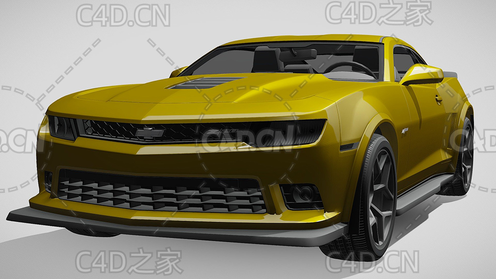 雪佛兰2014款C4D汽车模型下载 - C4D之家 - 22.jpg