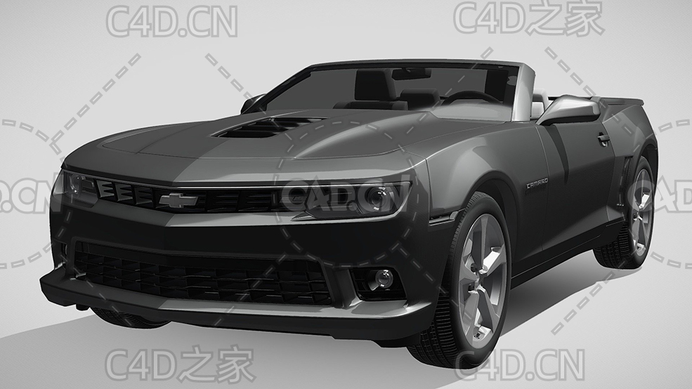 雪佛兰敞篷车C4D汽车模型下载 - C4D之家 - 19.jpg