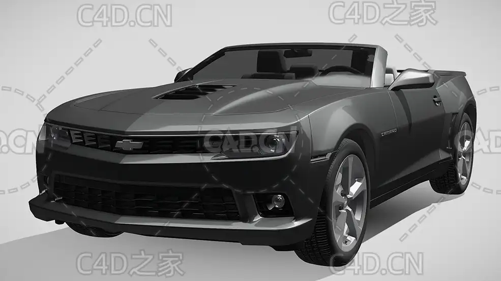 雪佛兰敞篷车C4D汽车模型下载 - C4D之家 - 19.jpg