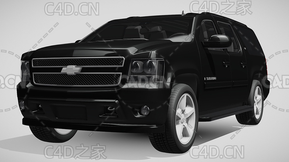 雪佛兰SUV越野车2011款C4D汽车模型下载 - C4D之家 - 42.jpg