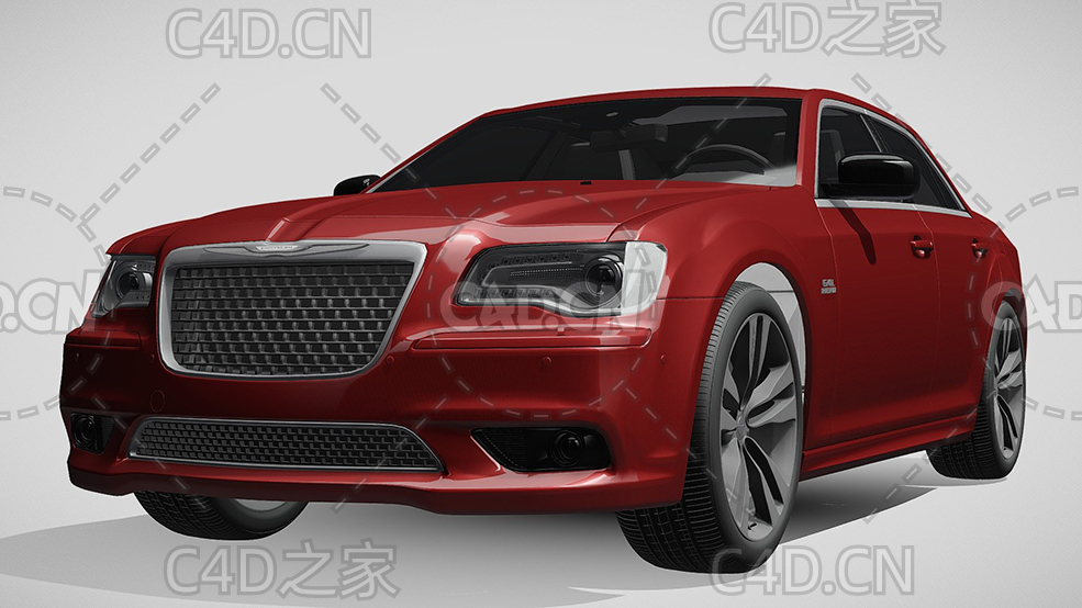 克莱斯勒300-srt8-lx2豪华汽车轿车2014款C4D汽车模型下载 - C4D之家 - 59.jpg