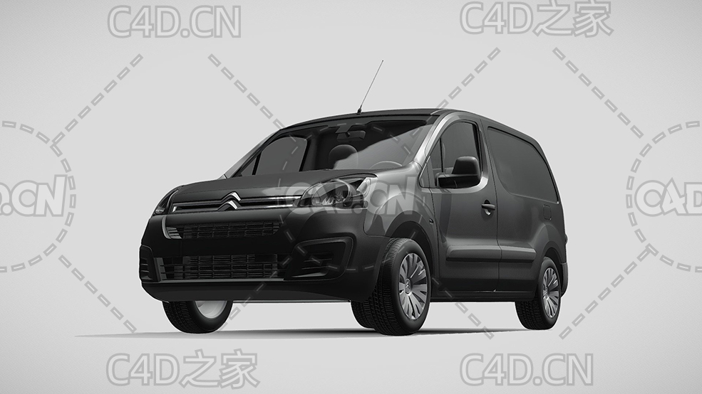 雪铁龙面包车家用汽车2017款C4D汽车模型下载 - C4D之家 - 70.jpg