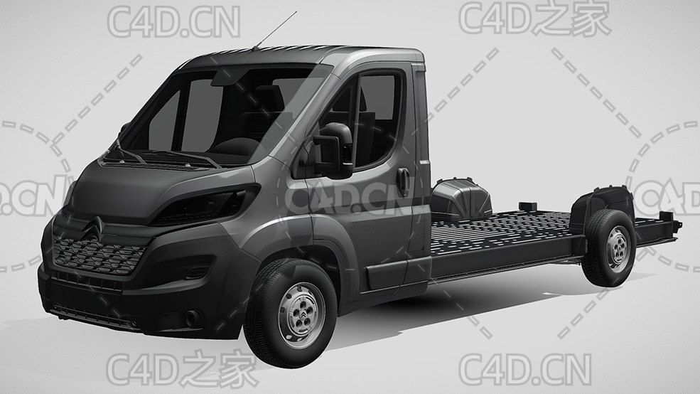 雪铁龙牵引车2021款C4D汽车模型下载 - C4D之家 - 86.jpg