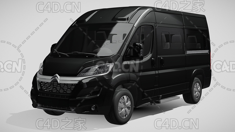 雪铁龙商务车2014款C4D汽车模型下载 - C4D之家 - 89.jpg