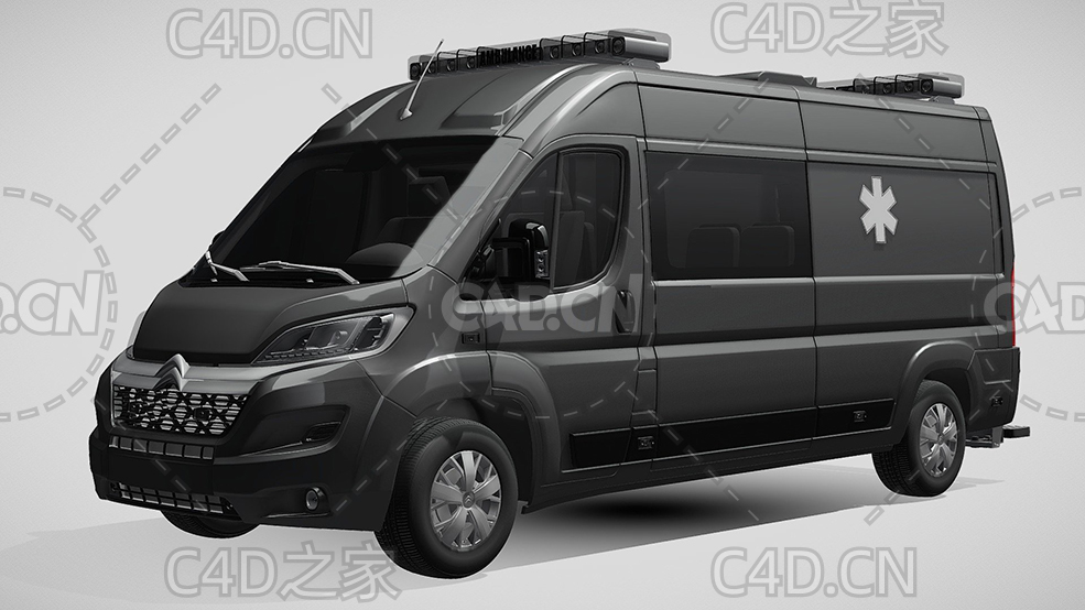 雪铁龙救护车2015款C4D汽车模型下载 - C4D之家 - 87.jpg
