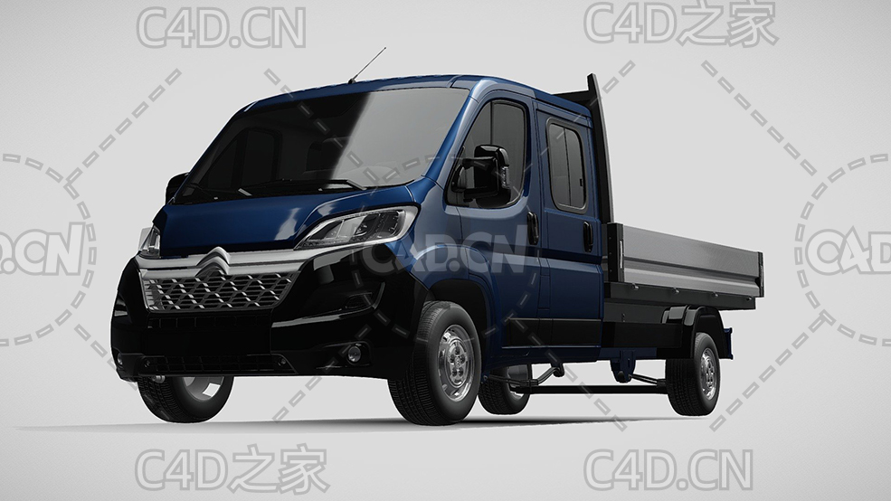 雪铁龙卡车货车运输车辆2016款C4D汽车模型下载 - C4D之家 - 105.jpg