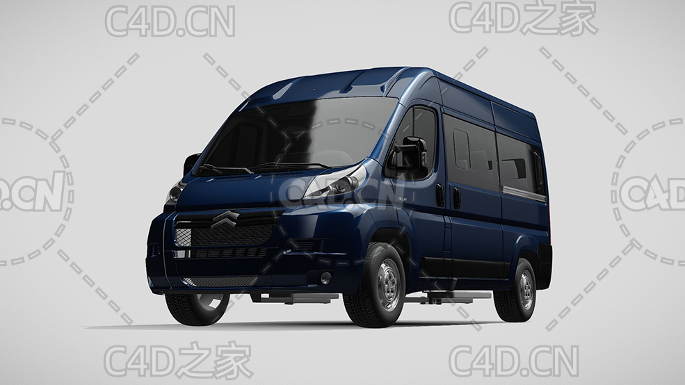 雪铁龙货车大面包车2006-2014款C4D汽车模型下载 - C4D之家 - 119.jpg