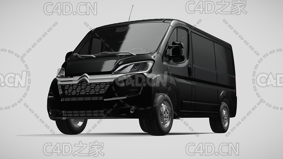 雪铁龙面包车2014款C4D汽车模型下载 - C4D之家 - 121.jpg