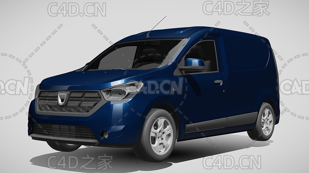 达契亚·多克MPV微型露营车面包车2020款C4D汽车模型下载 - C4D之家 - 123.jpg