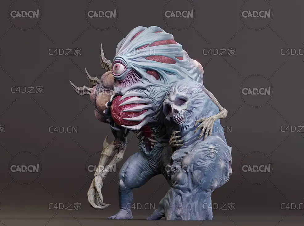 独眼巨瘤怪物C4D模型Abomination Original