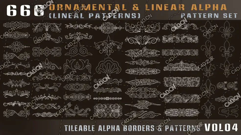 666个花纹花边装饰图案666-ornamental - linear alpha -lineal patterns--catalogue - C4D之家 - 666-ornamental---linear-alpha--lineal-patterns--catalogue-10.jpg