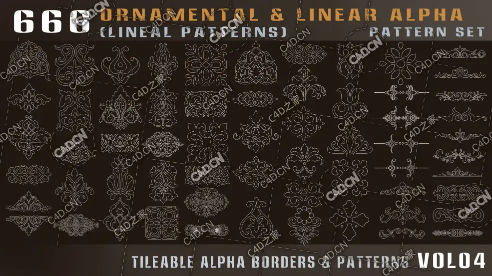 666个花纹花边装饰图案666-ornamental - linear alpha -lineal patterns--catalogue - C4D之家 - 666-ornamental---linear-alpha--lineal-patterns--catalogue-9.jpg