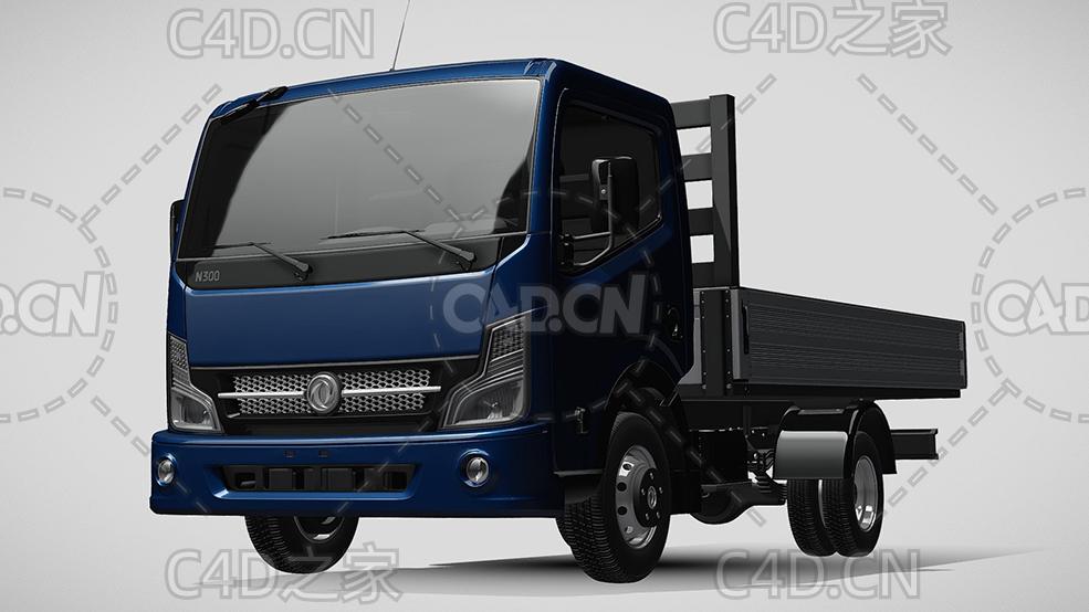 东风n300自卸车卡车货车运输车2016款C4D汽车模型下载 - C4D之家 - 159.jpg