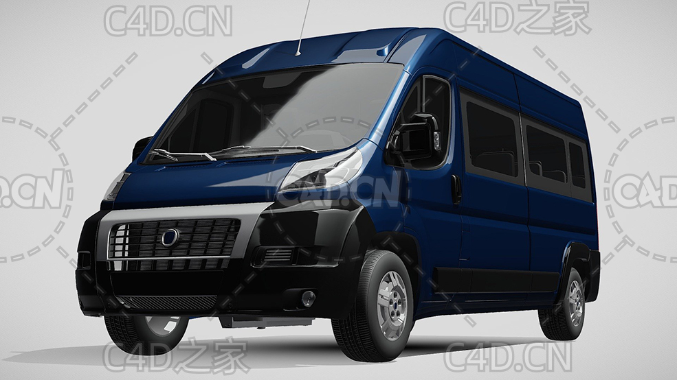 菲亚特汽车ducato小型面包车巴士汽车2006-2014款C4D汽车模型下载 - C4D之家 - 184.jpg
