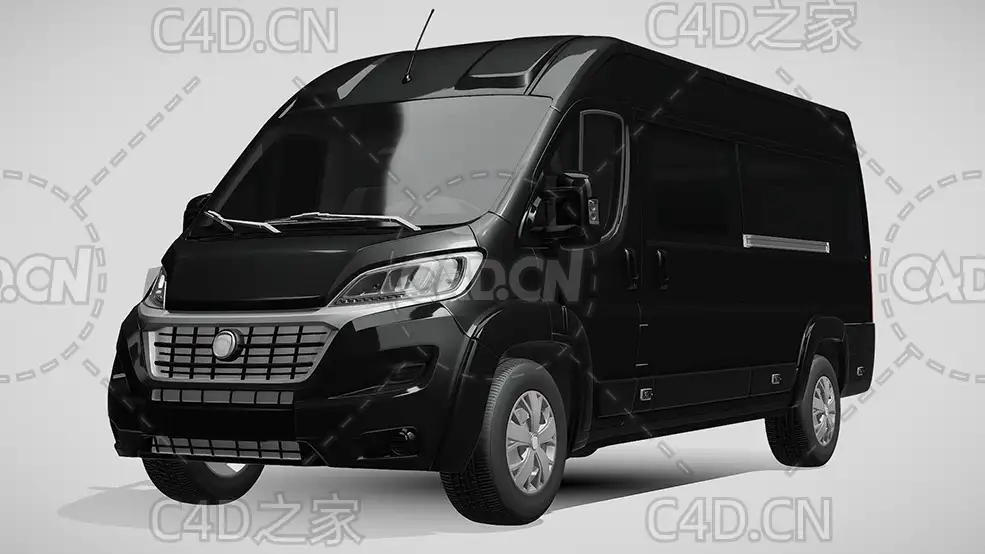 菲亚特汽车ducato小巴车微面汽车2014款C4D汽车模型下载 - C4D之家 - 185.jpg