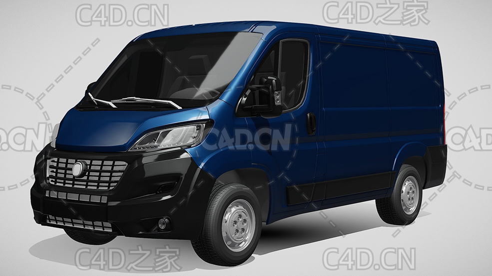 菲亚特汽车ducato杜卡托面包车2014款C4D汽车模型下载 - C4D之家 - 189.jpg