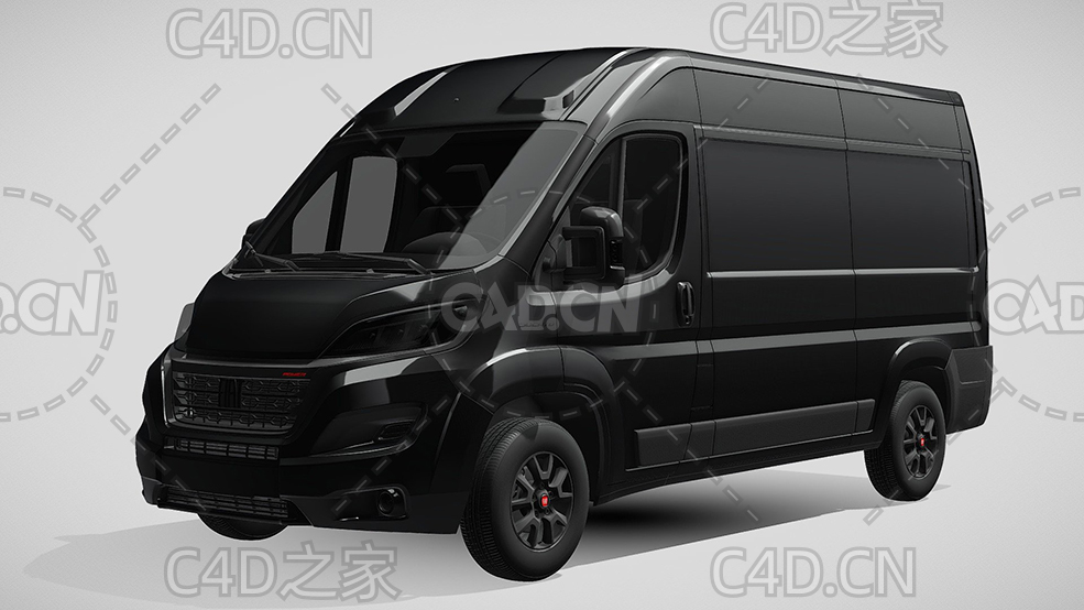 菲亚特汽车ducato杜卡托面包车2022款C4D汽车模型下载 - C4D之家 - 195.jpg