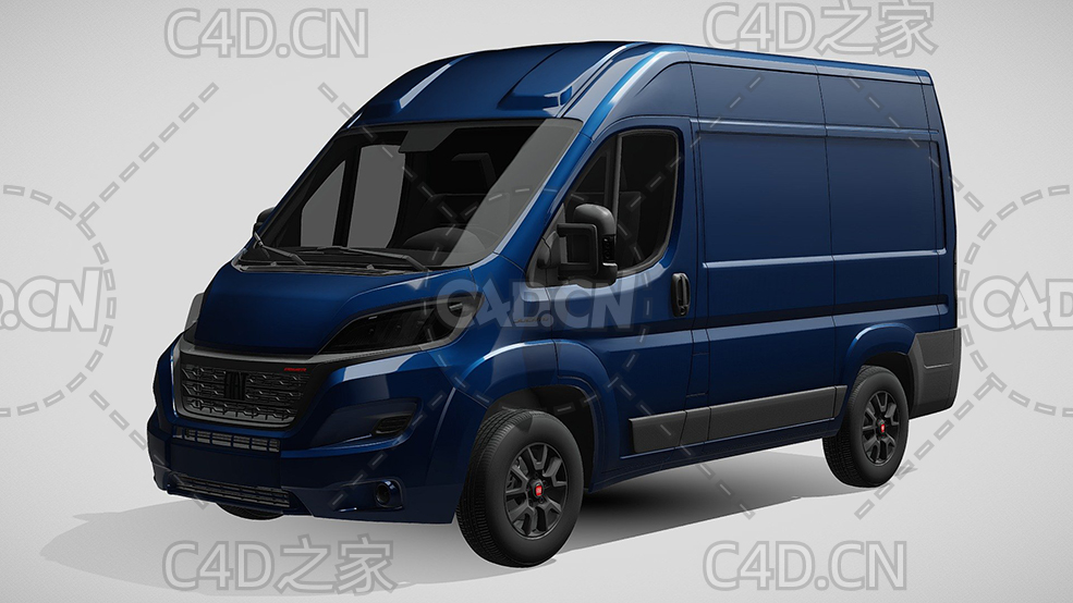 菲亚特汽车ducato杜卡托面包车2022款C4D汽车模型下载 - C4D之家 - 192.jpg